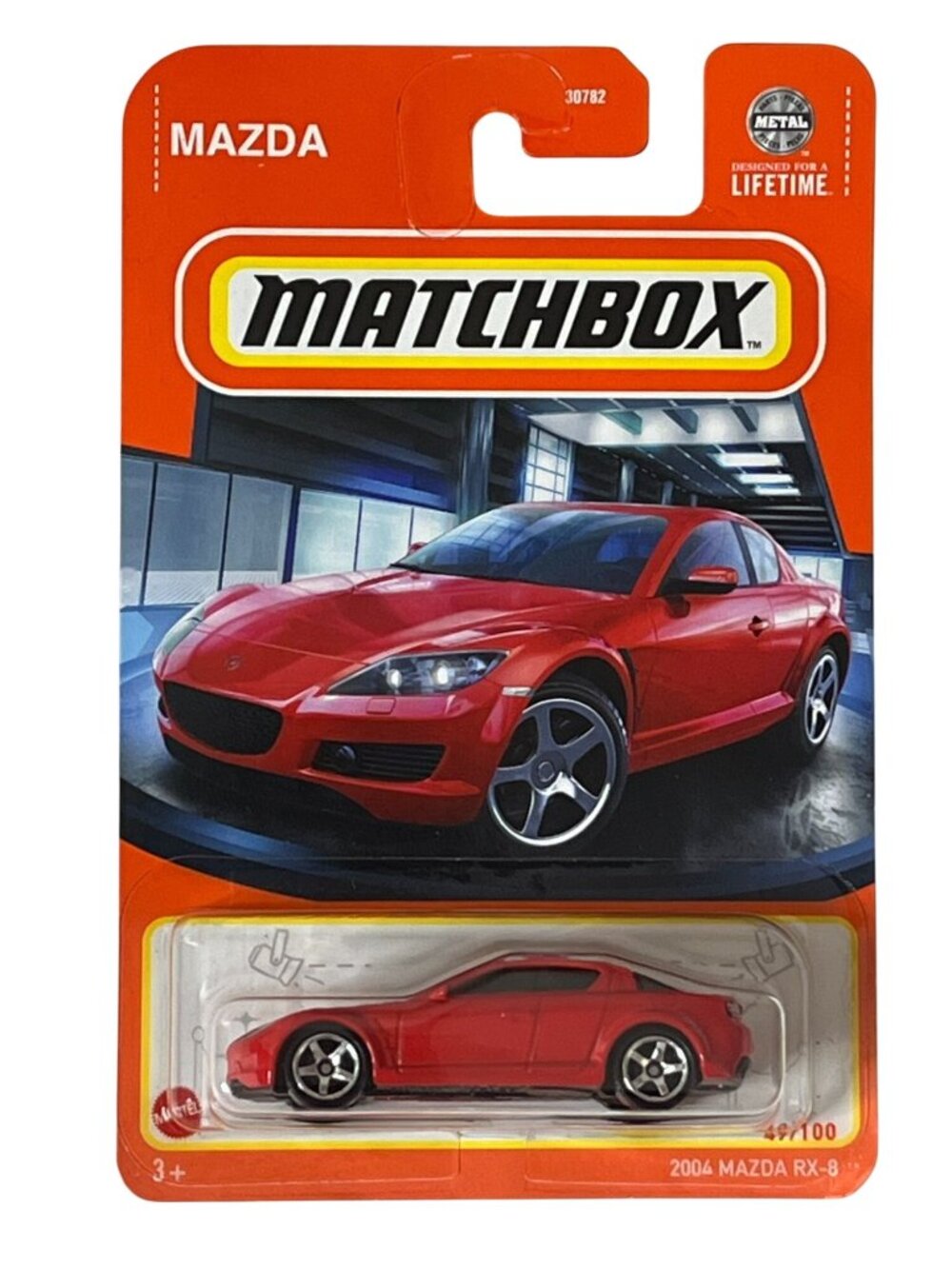 Matchbox Mazda RX 8 Red 49 100 Diecast Car 1 64 Sealed